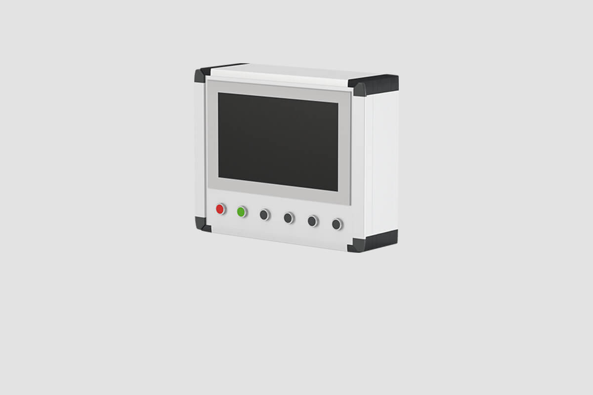 Produktbild BERNSTEIN Bediengehäuse/Steuergehäuse CC-3000 auf grauem Hintergrund