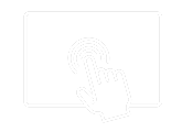 Red touchscreen icon