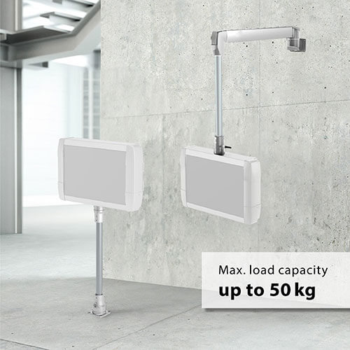 A product image of the BERNSTEIN suspension system CS-480 with weight specification in english