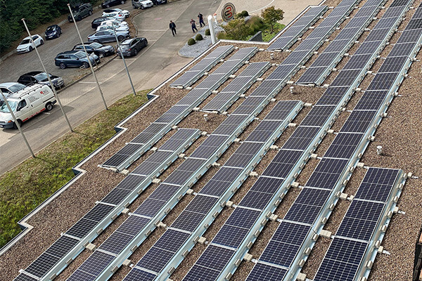 BERNSTEIN AG photovoltaic system at the Porta Westfalica site