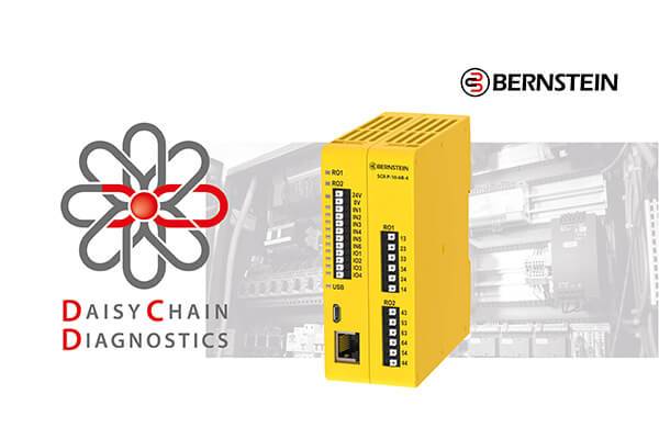 Product image programmable safety evaluation unit SCR P with daisy chain diagnostics logo