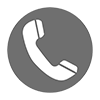 Grey telephone icon